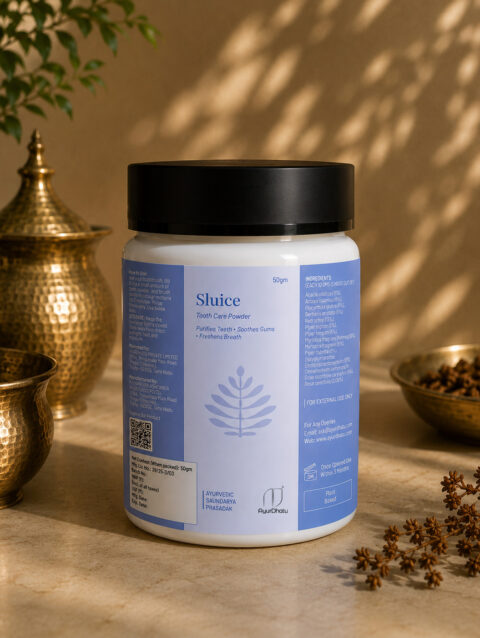 Sluice Tooth powder